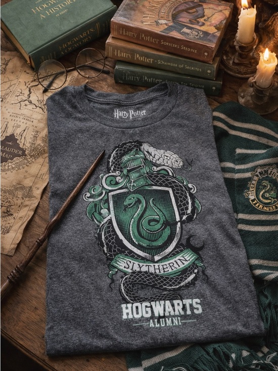 Wizarding World Of Harry Potter Tops - Harry Potter Slytherin Hogwarts Tee Dark Academia Shirt Vacation Universal